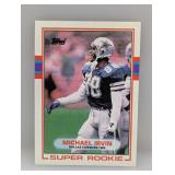 1989 Topps #383 Michael Irvin Super Rookie