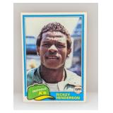 1981 Topps Rickey Henderson #261 Edges/Corners