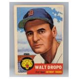 1953 Topps #121 Walt Dropo Creases/Edges/Corners