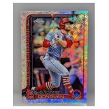 2025 Topps Chrome Brendan Donovan Logo Fractor