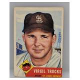 1953 Topps #96 Virgil Trucks Corners/Edges/Crease