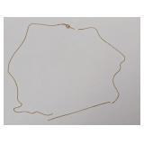 14K YG Chain Necklace ( Needs Repair .80G)