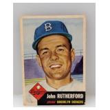 1953 Topps John Rutherford Corners/Edges/Surface