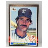 1985 Donruss Don Mattingly #295 Edges