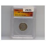 ICG 1938-D VF20 Details Buffalo Nickel