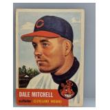 1953 Topps #26 Dale Mitchell Indians Corners/Edges
