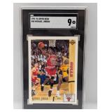 1991-92 Upper Deck #44 Michael Jordan SGC 9 MT