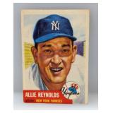 1953 Topps Allie Reynolds Yankees Corners/Edges