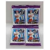 (4) 2025 Donruss Football 5 Card Packs