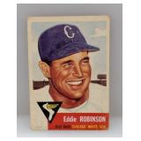 1953 Topps #73 Eddie Robinson Corners/Edges/Stain