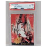 1995 NBA Hoops Michael Jordan Earth Shakers PSA 8