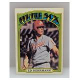 1972 Topps Ed Hermann #452 Edges