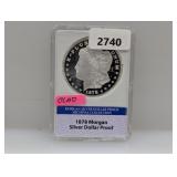 1878 Clad Morgan Silver Dollar Proof Copy