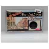 Original New York 1754 Penny