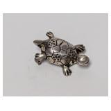 .925 Sterl Box Turtle Brooch