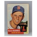 1953 Topps Maurice McDermott Corners/Edges/Creases