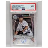 2025 Jackson Jobe Topps Tribute Auto RC /199 PSA 9
