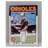 1986 Topps Cal Ripken #340 Edges/Stain