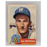 1953 Topps Bob Porterfield Corners/Edges/Surface