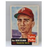 1953 Topps Ken Heintzelman Phillies Corners/Edges