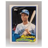1989 Topps Traded Ken Griffey, Jr. RC #41T Edge