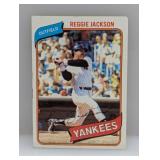 1980 Topps Reggie Jackson #600 Crease/Edges