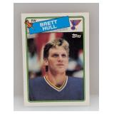 1989-1990 Topps Brett Hull RC #66 Stain