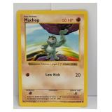 Pokï¿½mon 1999 Shadowless Machop 52