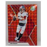 2020 Mosaic Tom Brady Red Prizm 135