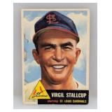 1953 Topps Virgil Stallcup Cardinals Corners/Edges