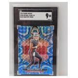 2024 Mosaic Blue Reactive Prizm Penix Jr RC SGC 9