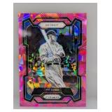 2024 Panini Prizm Ty Cobb Pink Cracked Ice Prizm