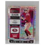 2023 Contenders Season Ticket Brock Purdy Vector