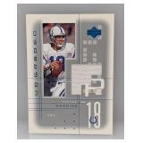 2001 Upper Deck Peyton Manning Game