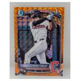 2025 Bowman Dean Curley /25 Orange 1st Prosp