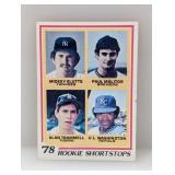 1978 Topps RCs Klutts Molitor Trammell Corner/Edge