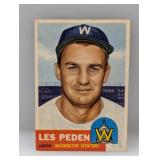1953 Topps 256 Les Peden Hi# Corners/Edges/Creases