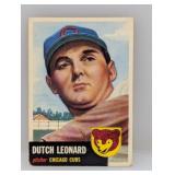 1953 Topps Dutch Leonard Corners/Edges/Creases