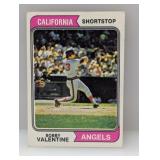 1974 Topps Bobby Valentine #101 Damaged