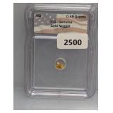 ICG .49G Genuine Gold Nugget
