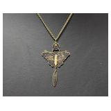 17" Butterfly Pendant Necklace