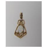 14k Opal Pendant 1.64g