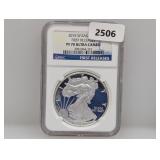 NGC 2015-W PF70 1oz .999 Silv Eagle $1