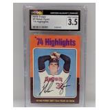 1975 Topps 3rd Year in Row Nolan Ryan #5 CGC 3.5