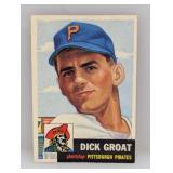 1953 Topps Dick Groat Pirates Corners/Edges/Crease