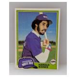 1981 Topps Harold Baines RC #347