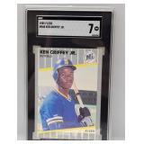 1989 Fleer Ken Griffey Jr #548 SGC 7