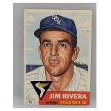 1953 Topps #156 Jim Rivera White Sox Corners/Edges