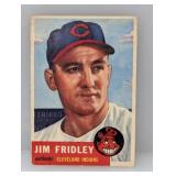1953 Topps #187 Jim Fridley Corners/Edges/Surface