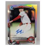 2025 Bowman Draft Morris /499 1st Chrome Auto Ref